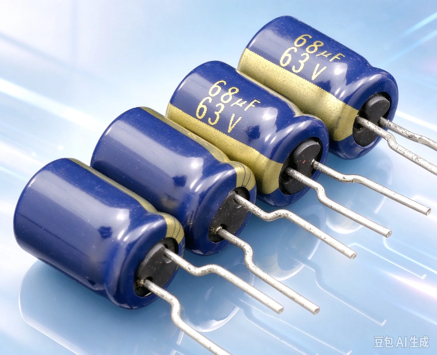 20pcs-vintage-for-panasonic-fc-series-gold-letter-decoupling-electrolytic-capacitor-63v-68uf-upgrade-47uf-made-in-japan