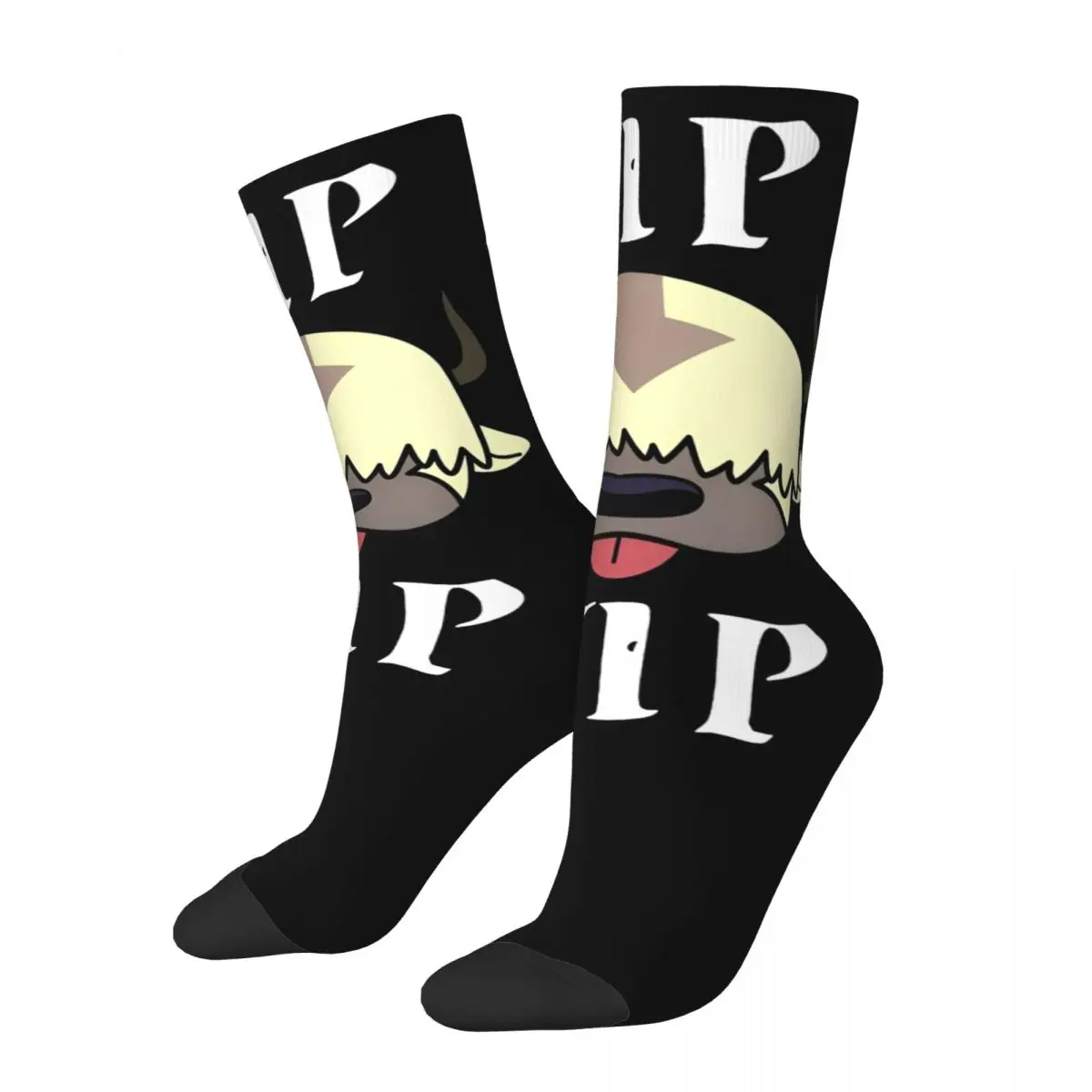 Yip Yip Appa Avatar-The Last Airbender Socks Men's Women's Fashion Socks Harajuku Spring Summer Autumn Winter Socks Gifts