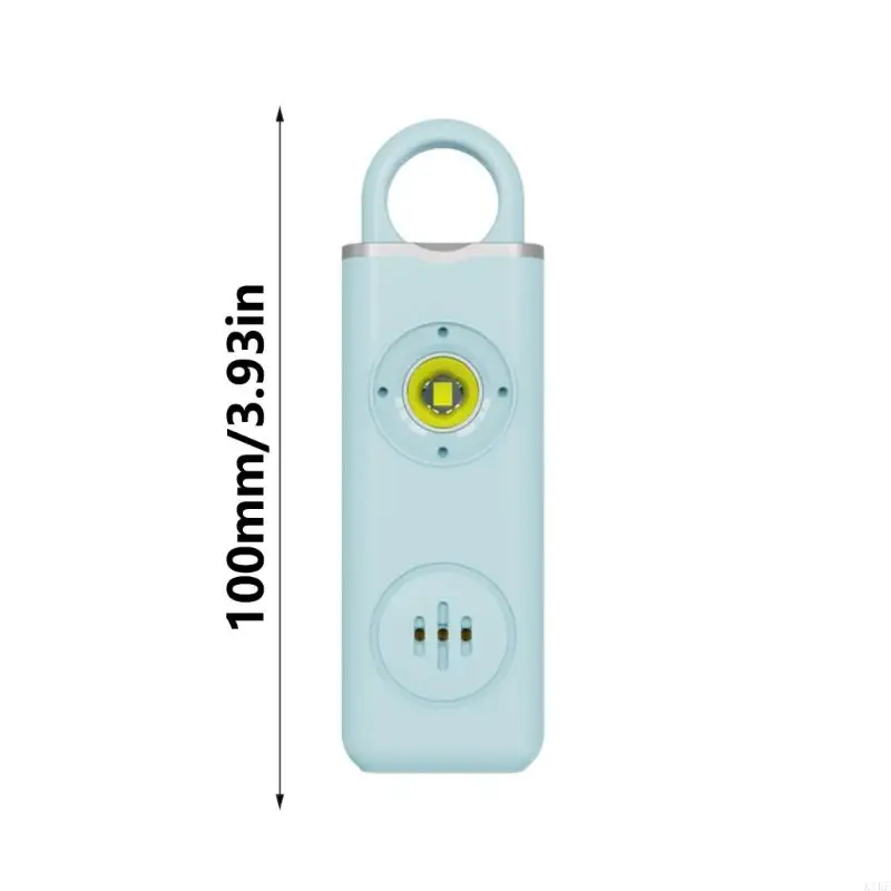 Песня тревога для ключей безопасного звукового тревоги с светодиодными устройствами защиты безопасности фонарика для женской