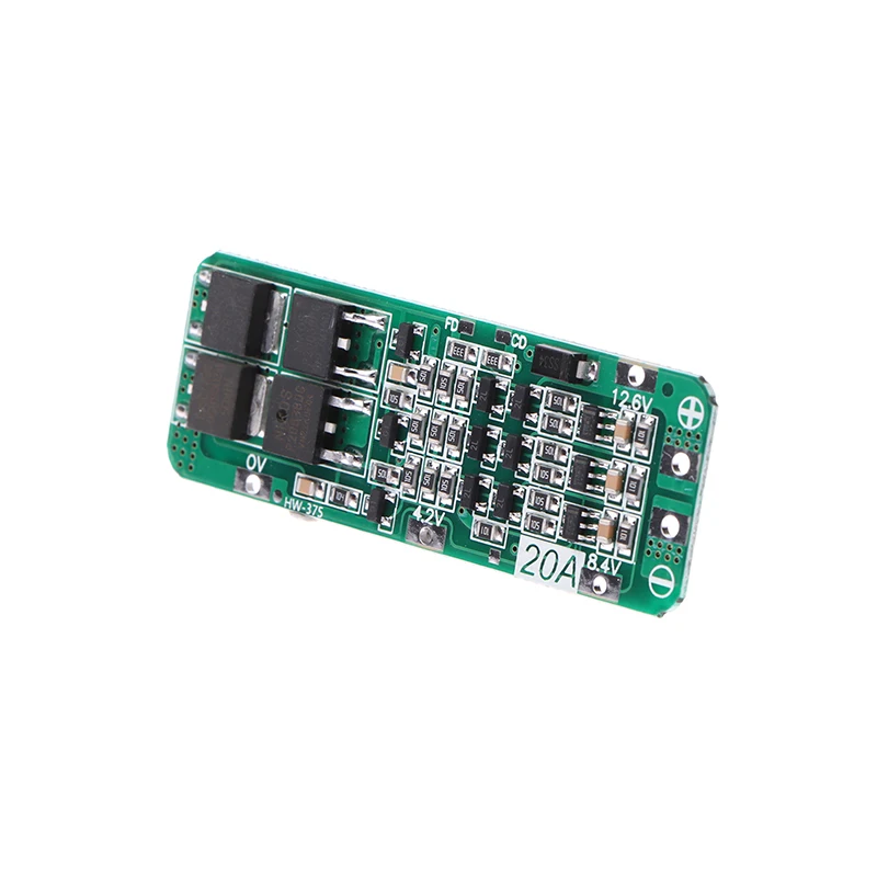 1pc 3S 20A Li-ion Lithium Battery 18650 Charger PCB BMS Protection Board 11.1V 12V 12.6V Cell 59x20x3.4MM Module