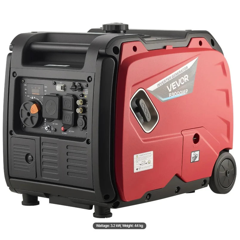 

Inverter Generator, 4200W Peak Watt Quiet Inverter Generator, Electric Start Inverters Generators for Home Outdoor