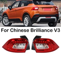 Luz LED trasera para parachoques de coche, luces de freno de parada inversa, montaje de lámpara trasera, Accesorios de coche, chino, Brilliance V3