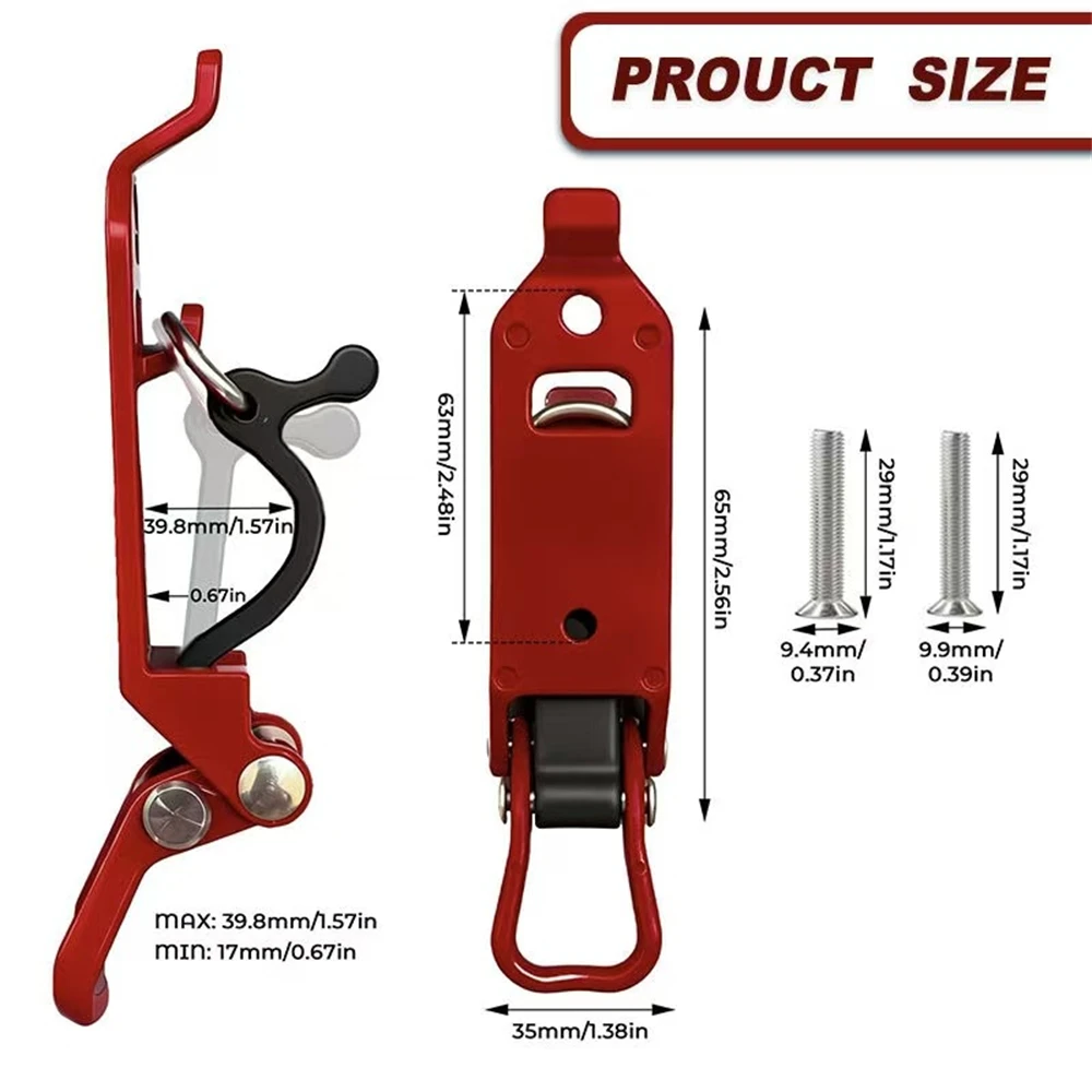 ​2/4PCS Wall Mounting Tool Bracket Shovel Ax Quick Release Clamp for Car RV Boat Home Accessories