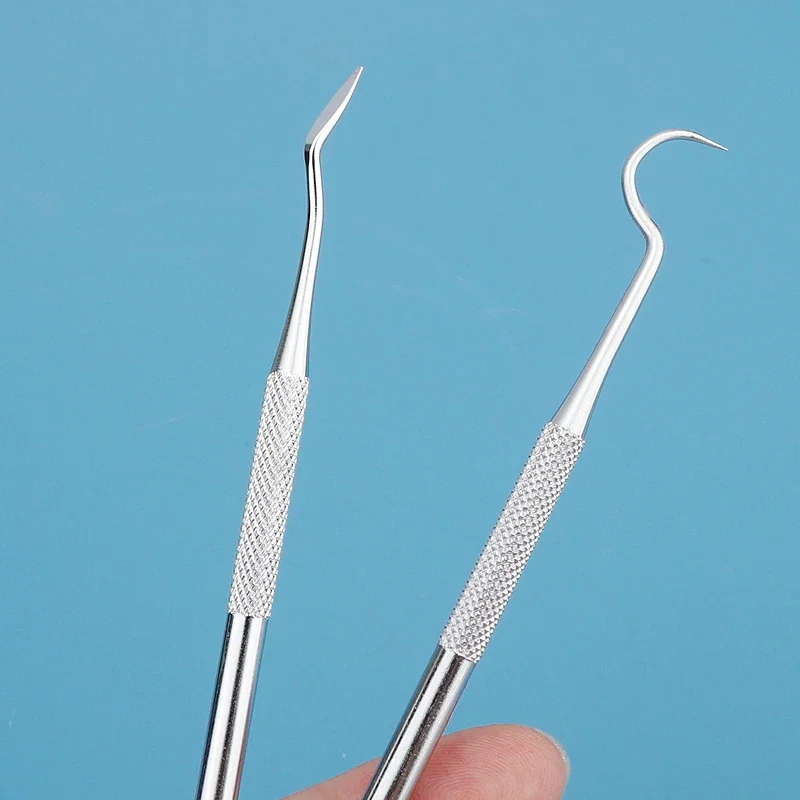Zahnreinigungsset zum Entfernen von Zahnbelag, professionelles Zahnreinigungsset mit Schere, Zahnseide und anderem Mundpflegezubehör – Detail 4