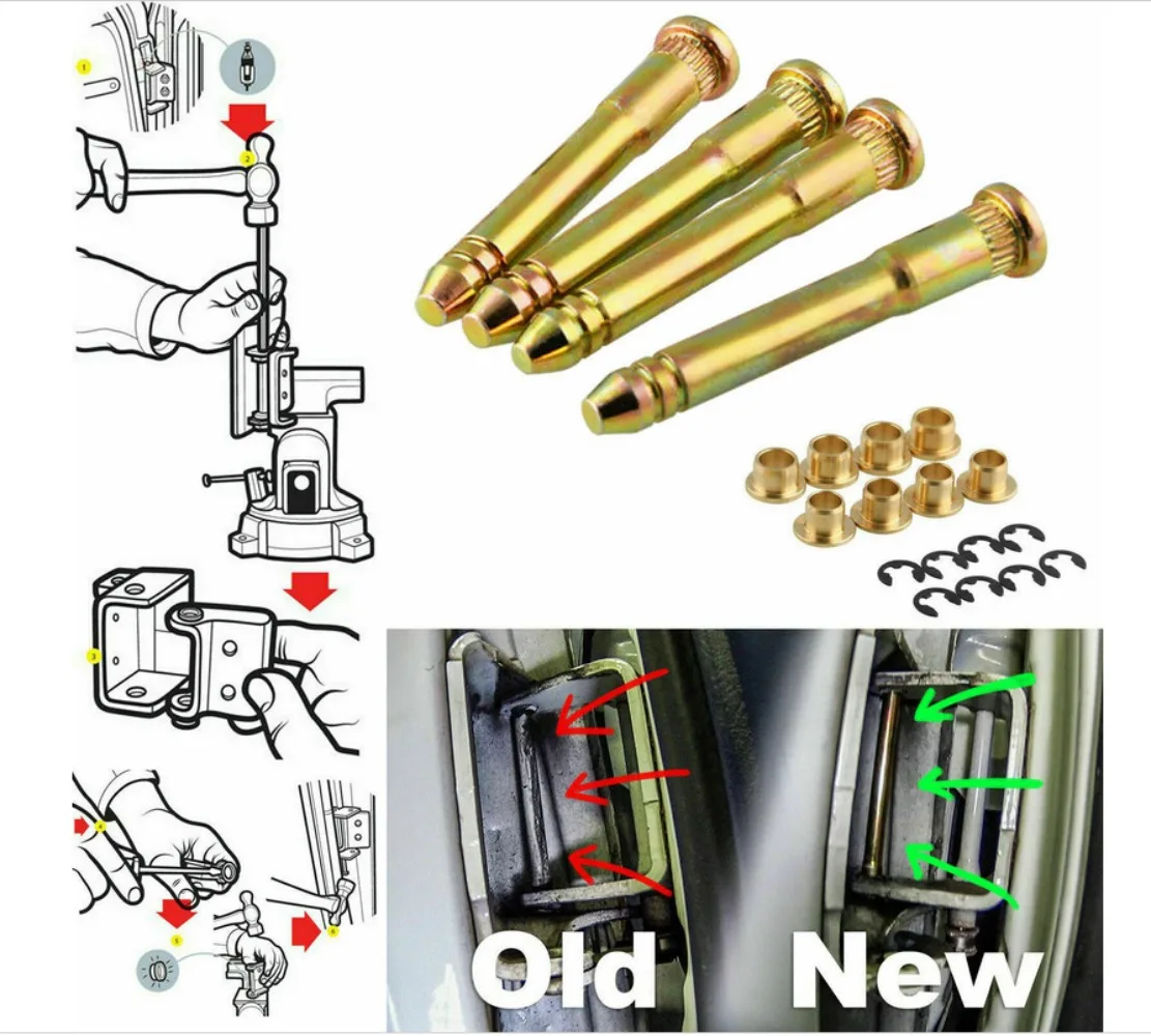 

1 Set Door Hinge Pins for Honda Accord Civic CR-V CRX CX DX EX SI EG6 B16 D16 EK EG EH