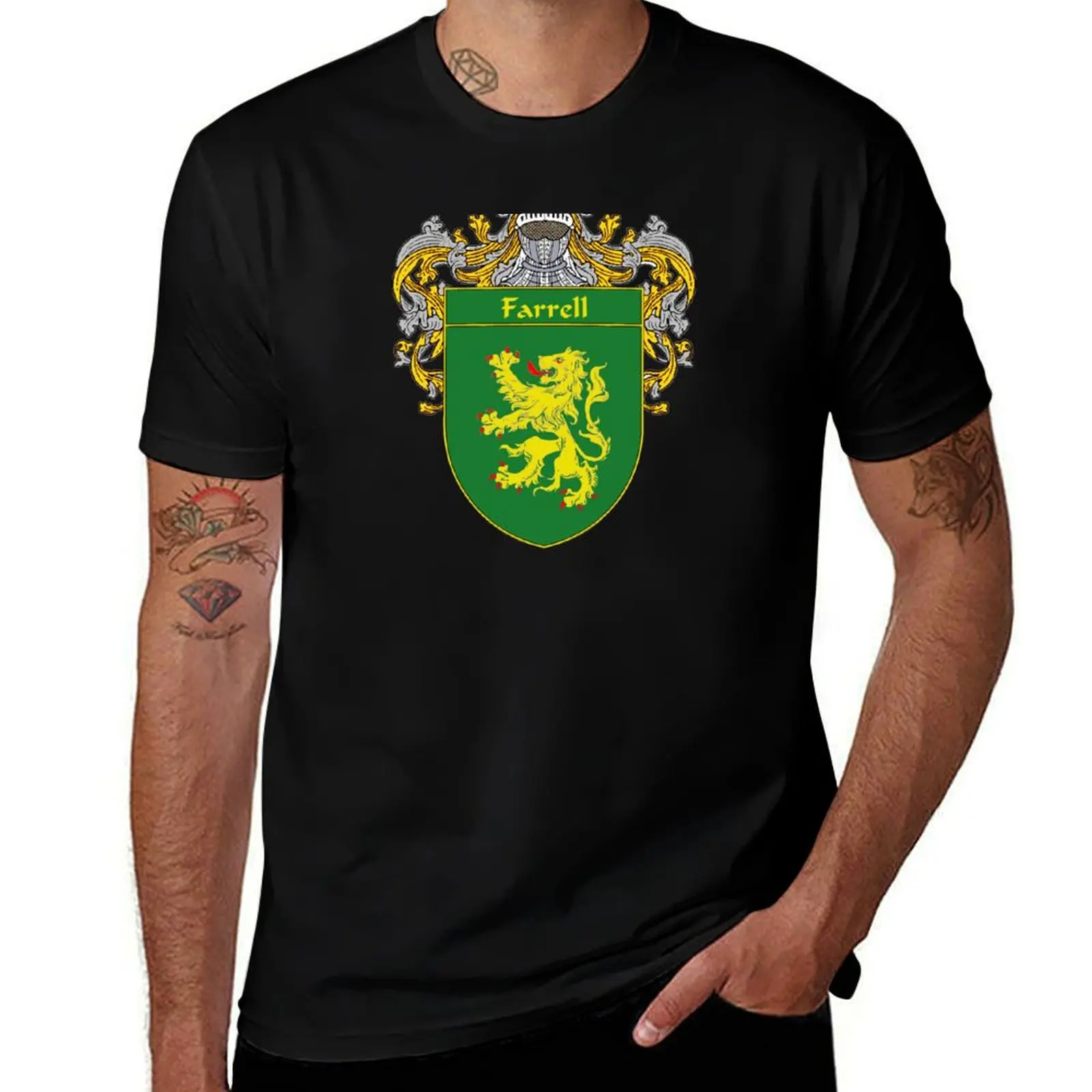 

for T-Shirt Farrell Crest Coat shirts of t for man Arms/Family printed shirts T-Shirt t cotton graphic t funny funny shirts man
