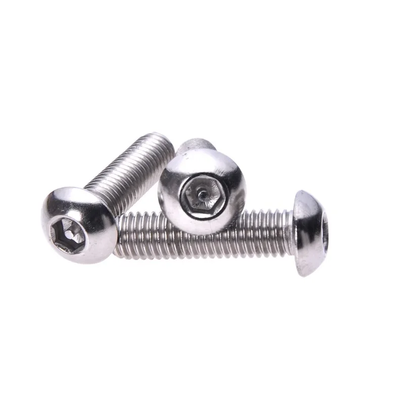 304 stainless steel half-round head hexagon with column anti-theft screw; countersunk star hexagon pin with core screwM3M4M5M6M8