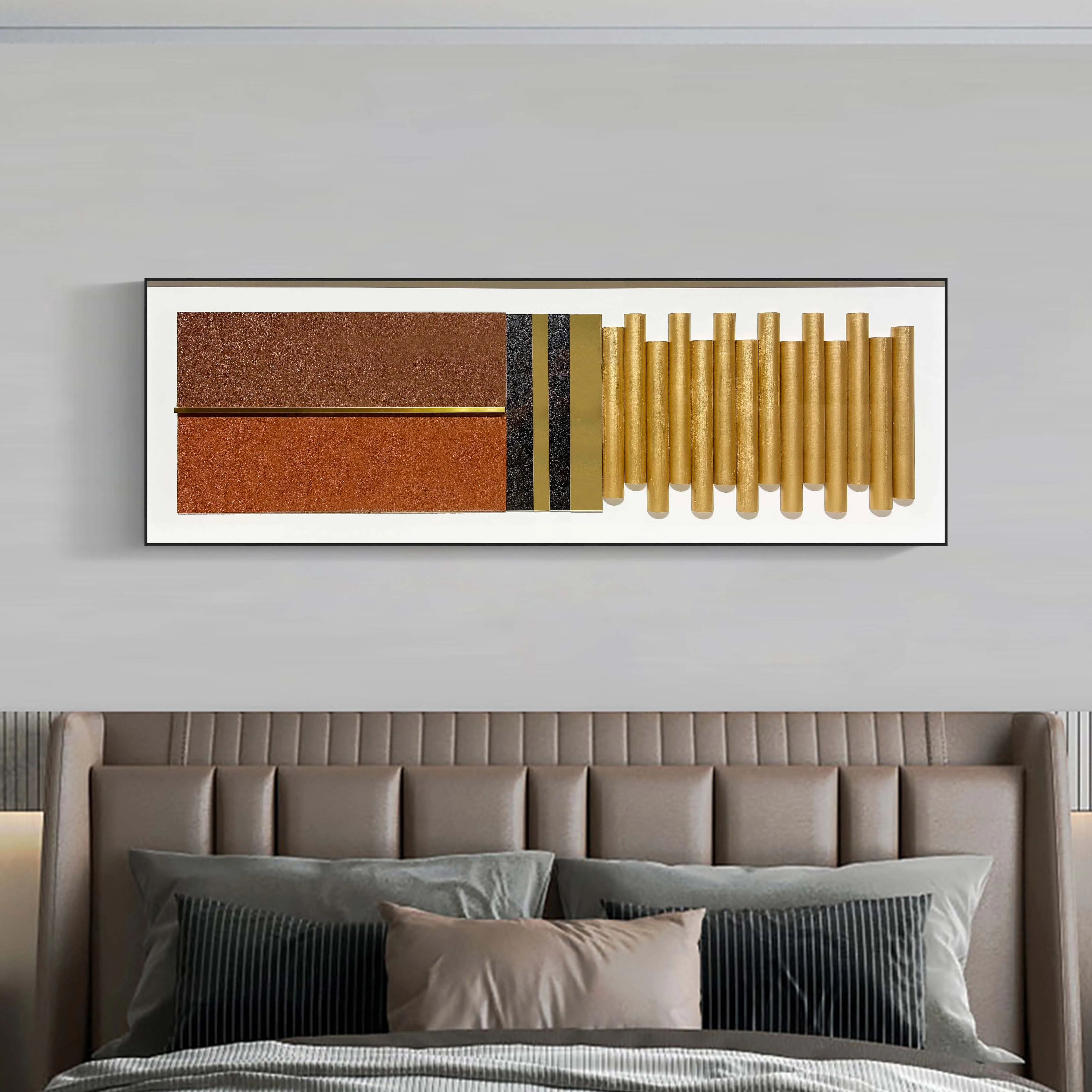 -For 3d  Bedroom Abstract Wall Art New Trendy Modern Art Abstract PaintingFactory Directly Sale Hanging Paintings&