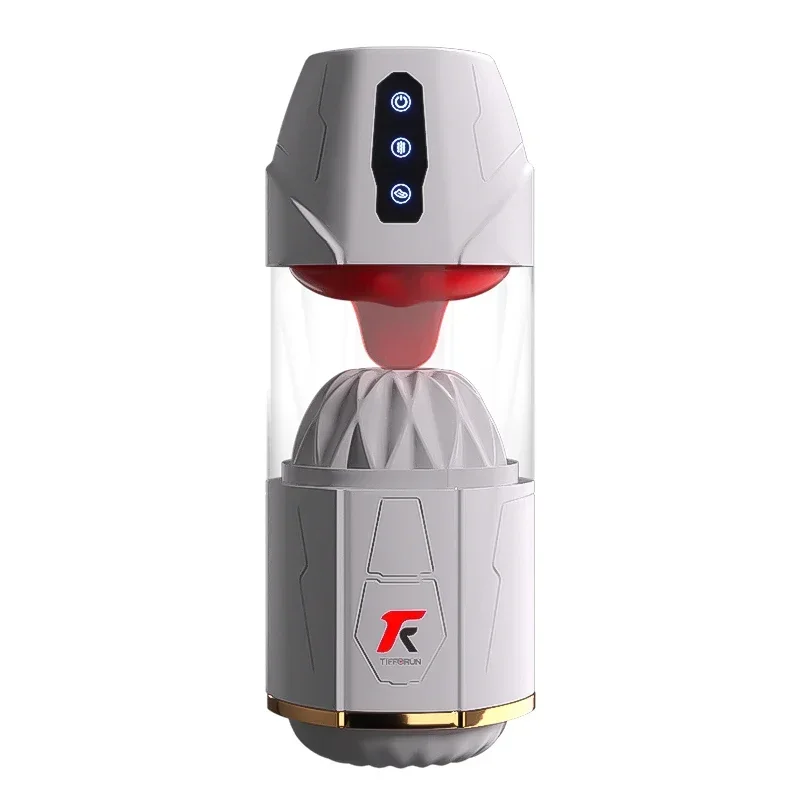 Yeain الرجال التلقائي جهاز استمناء الكبار لعبة الجنس اللسان لعق مص تهتز القضيب المدرب ساخنة الاستمناء للذكور #6