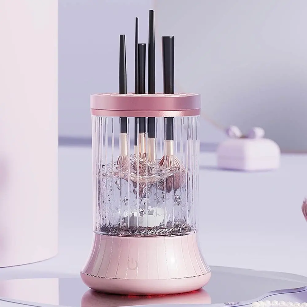 

Rechargeable Electric Makeup Brush Cleaner Convenient Quick-dry Cosmetic Brush Cleaner Machine Rotary Visible