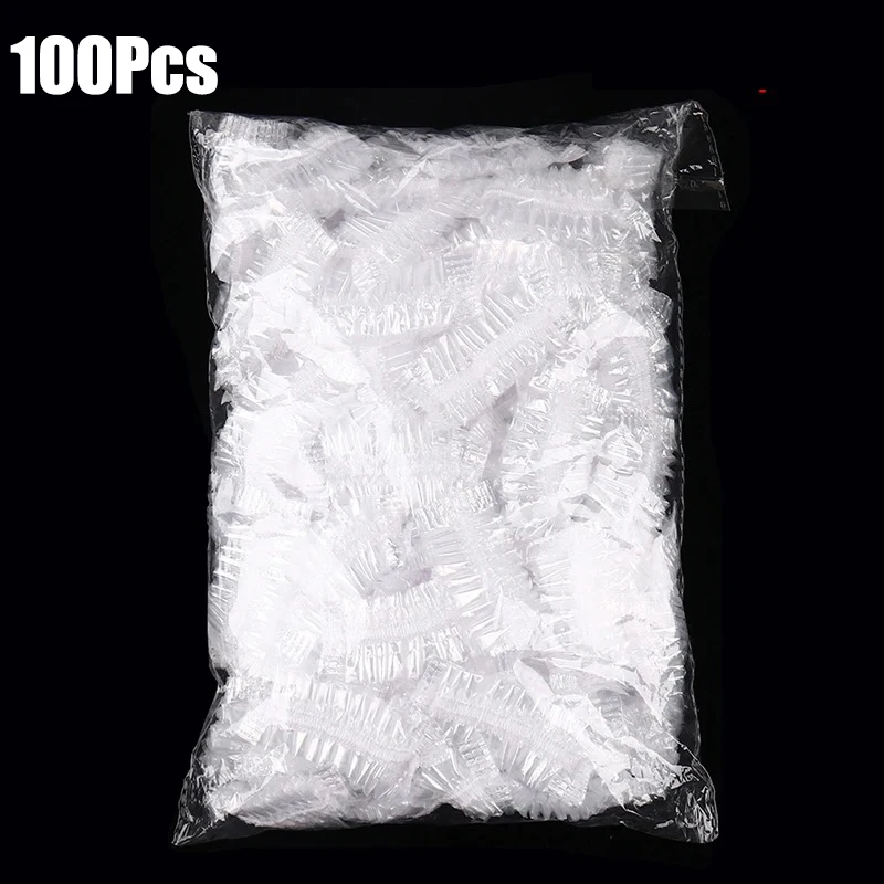 100/300/500 Stuks Wegwerp Kappers Oorbeschermers Salon Clear Oor Cover Gehoorbescherming Haarverf Bescherm Cap Haarkleur stylingTool