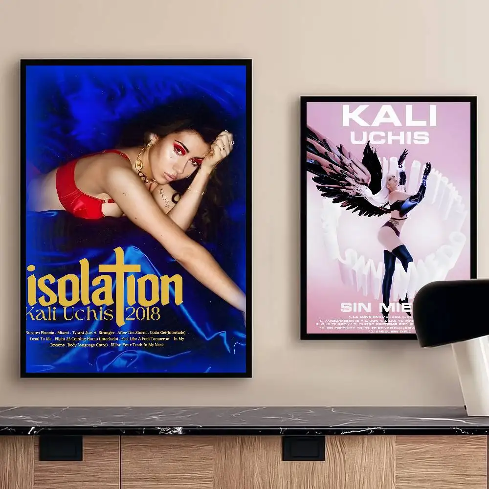 ملصق المغني Kali Uchis عالي الدقة ذاتي اللصق مقاوم للماء ملصقات ديكور متعدد الاستخدامات للمنازل والحانات والفنادق المزيد