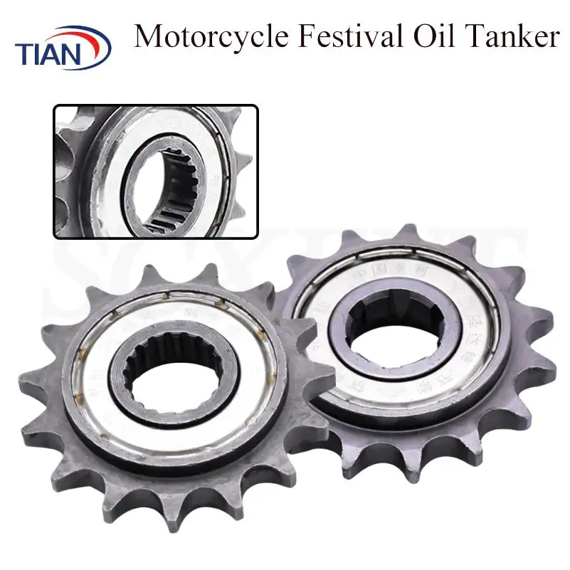 Motorcycle 420 428 110 125 14/15T Fuel Saving Chain Sprocket For Honda Scooter Suzuki Zongshen 70cc 90cc 100cc 110cc 125cc 150cc