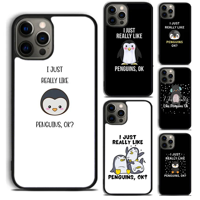 حافظة هاتف I Just Rely Like Penguins OK لهاتف iPhone 17 Air 16 15 14 Plus apple 16 11 12 13 Pro Max coque #1
