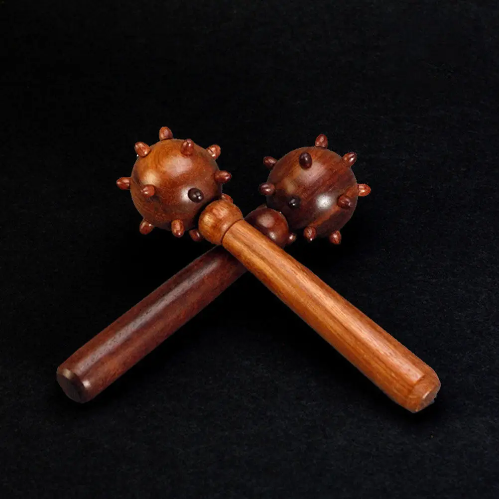 

Деревянный массажный молоток из палисандра для спины, шеи и плеч, массажер для снятия стресса и фитнеса, многофункциональный пластиковый молоток