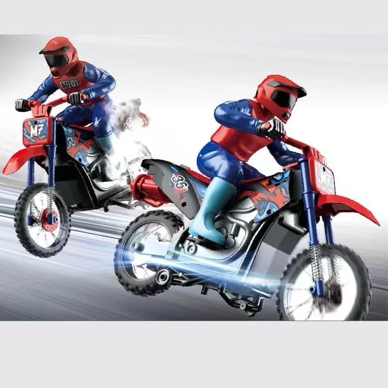 

33 CM Full screenshot - simulation remote control bike 2.4 demo G Motorized 1:10 motocross car equipped with light wheel