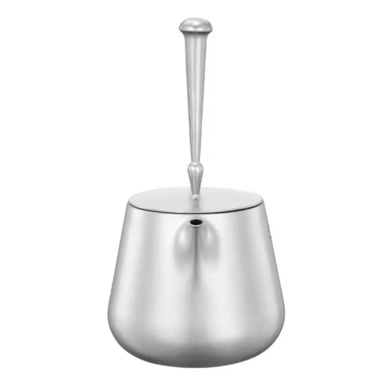 

Outdoor camping travel kettle Home camping picnic boiling water drinking teapot convenient titanium kettle