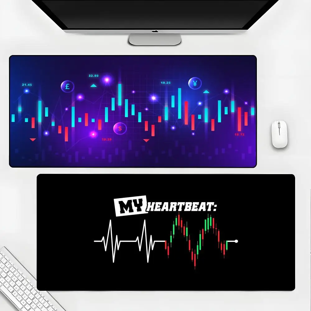 

Day Trading Mouse Pad Rubber Mat Laptop Xxl Mousepad Notebook Gamer Computer Table Gaming Accessories
