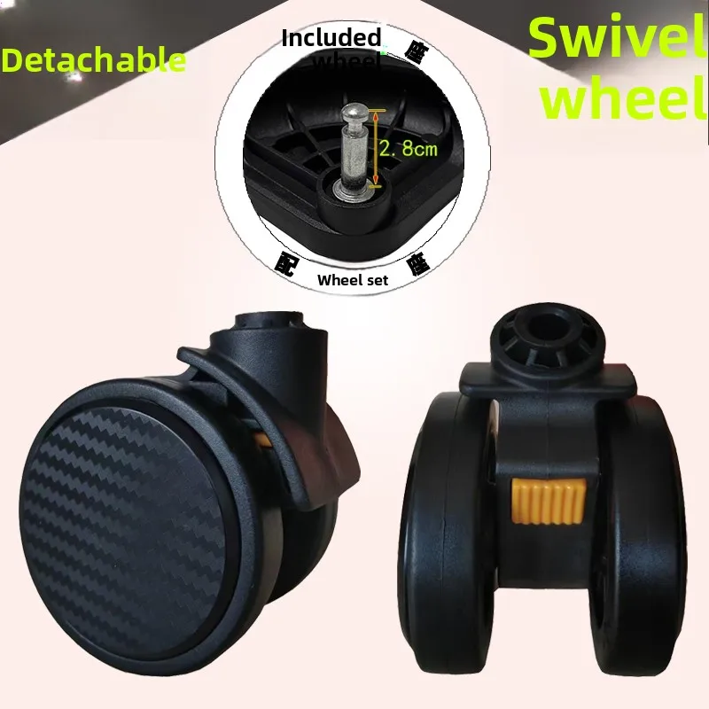 Universal Wheel Luggage Cart Travel Tool Box Wheel Roller Bag Wheel Removal Caster 020 Versatile Wheel for Suitcase And Bag