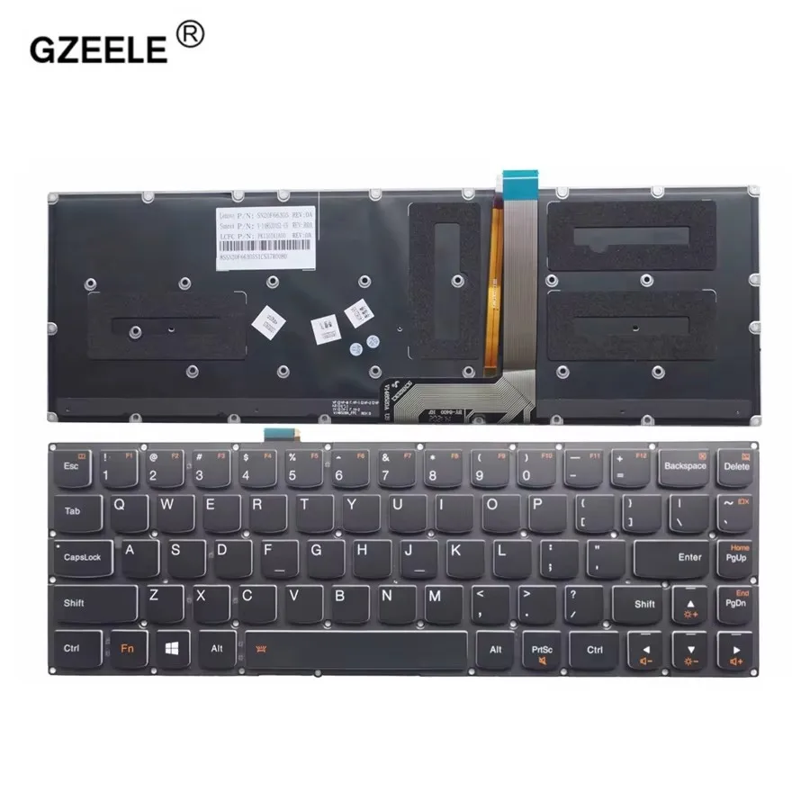 SP/US/RU NEW Keyboard FOR LENOVO Yoga 3 Pro PRO13 1370 yoga3pro YOGA 3 PRO 13 laptop keyboard Backlight