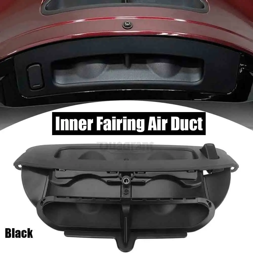 Inner Fairing Air Duct with Door Button Bezel ABS plastic For Harley Touring 2014-later Electra Glide Street Glide Motorcycle