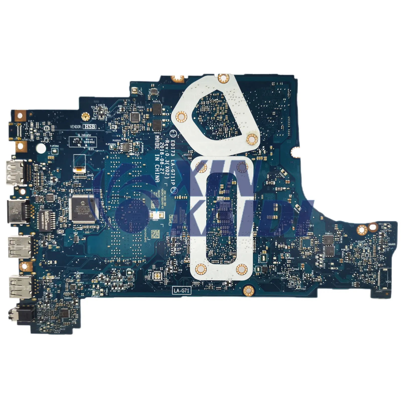 

Laptop Motherboard For Dell Inspiron Vostro 3480 3580 3780 0CX07X LA-G711P CN-0N2PHY Computer Mainboard with I5 I7 8th CPU Gen