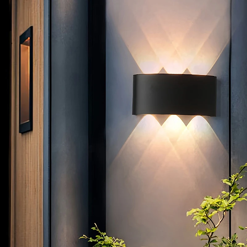 

1 шт. 4 Вт 6 Вт 8 Вт 10 Вт светодиодный настенный светильник уличный водонепроницаемый садовый светильник внутренний настенный светильник для спальни, гостиной, освещения крыльца