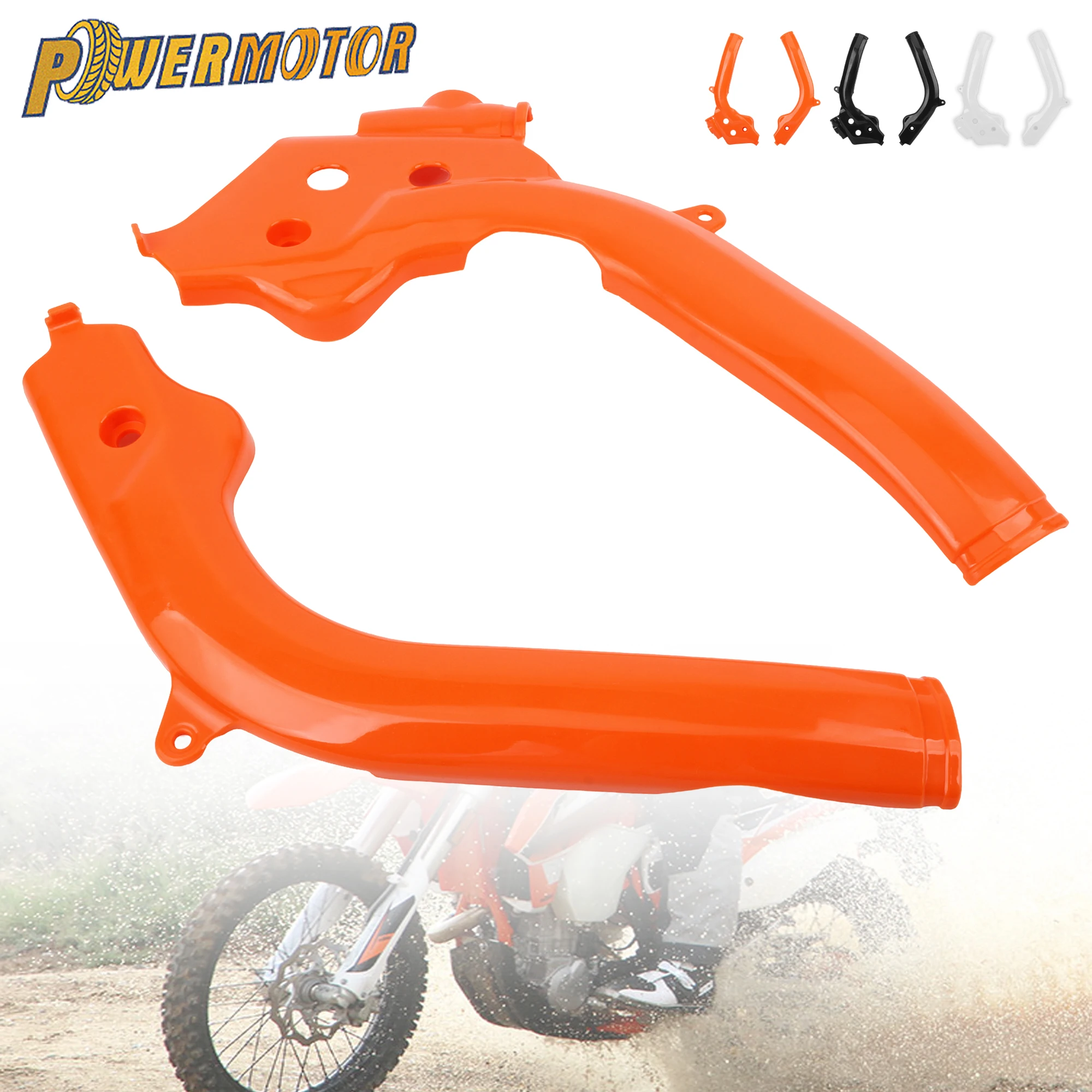 

For KTM Motocross X-Grip Frame Guard Protector Cover SX XC F 2016 XCW EXC 2018 TE250I 300I 18-19 DirtBike Supermoto Frameguards
