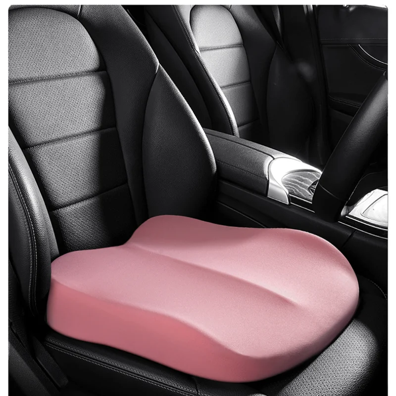 Car seat cushion driver height pad, female driver and co driver memory foam thick buttocks pad