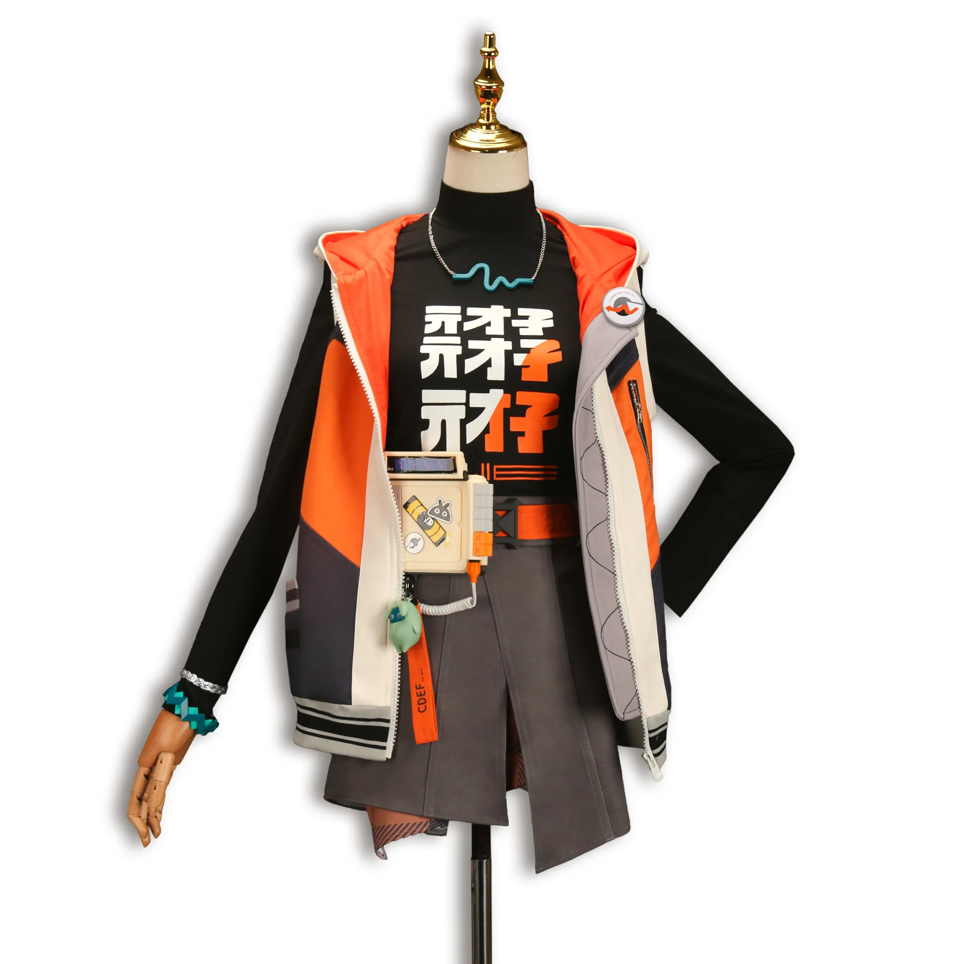 UWOWO コラボシリーズ：ゲーム ゼノレスゾーンゼロ コスプレ/ZZZコスプレ ベル コスプレ衣装 ドレス ゲーム ハロウィンコスチューム