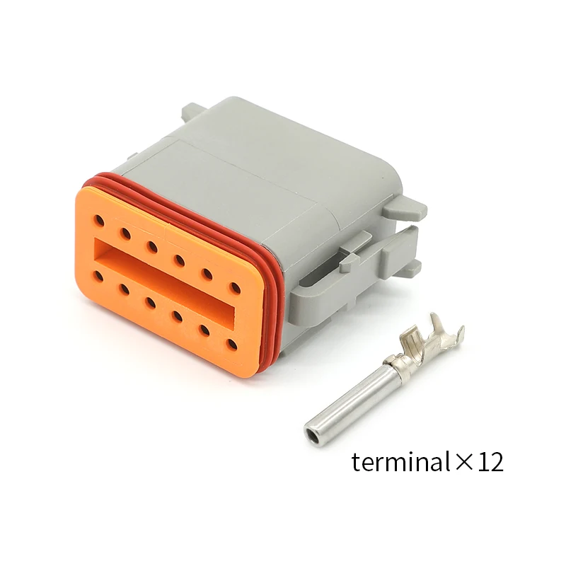 DT06-12S/DT06-12SA Deutsch waterproof auto connector 12-hole female connector auto parts connector electrical cables connectors