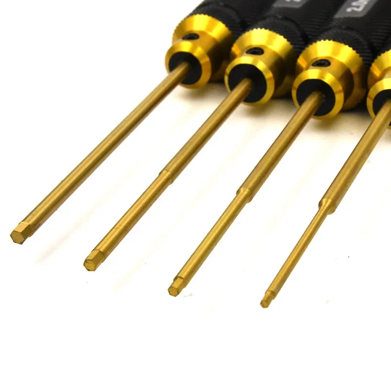 1.5/2.0/2.5/3.0mm Hex Screwdriver Bit HSS Titanium Coated Repair Tool Set for RC TOY MODEL