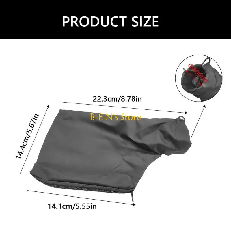 Y1AD 2Piece Dust Collection Bags for Sanders Adjustable Size for Optimal Performances