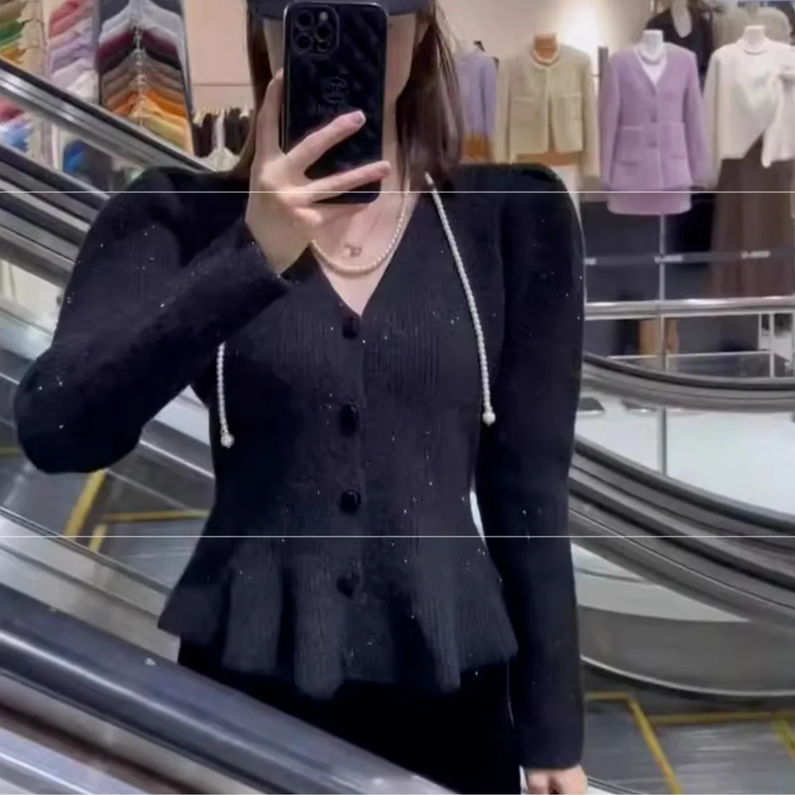 

Women's Knitted Sweater Jaet Red V-Ne ort Loose Fit Autumn Winter New Sle Faionable Small Size Commute Sle Top