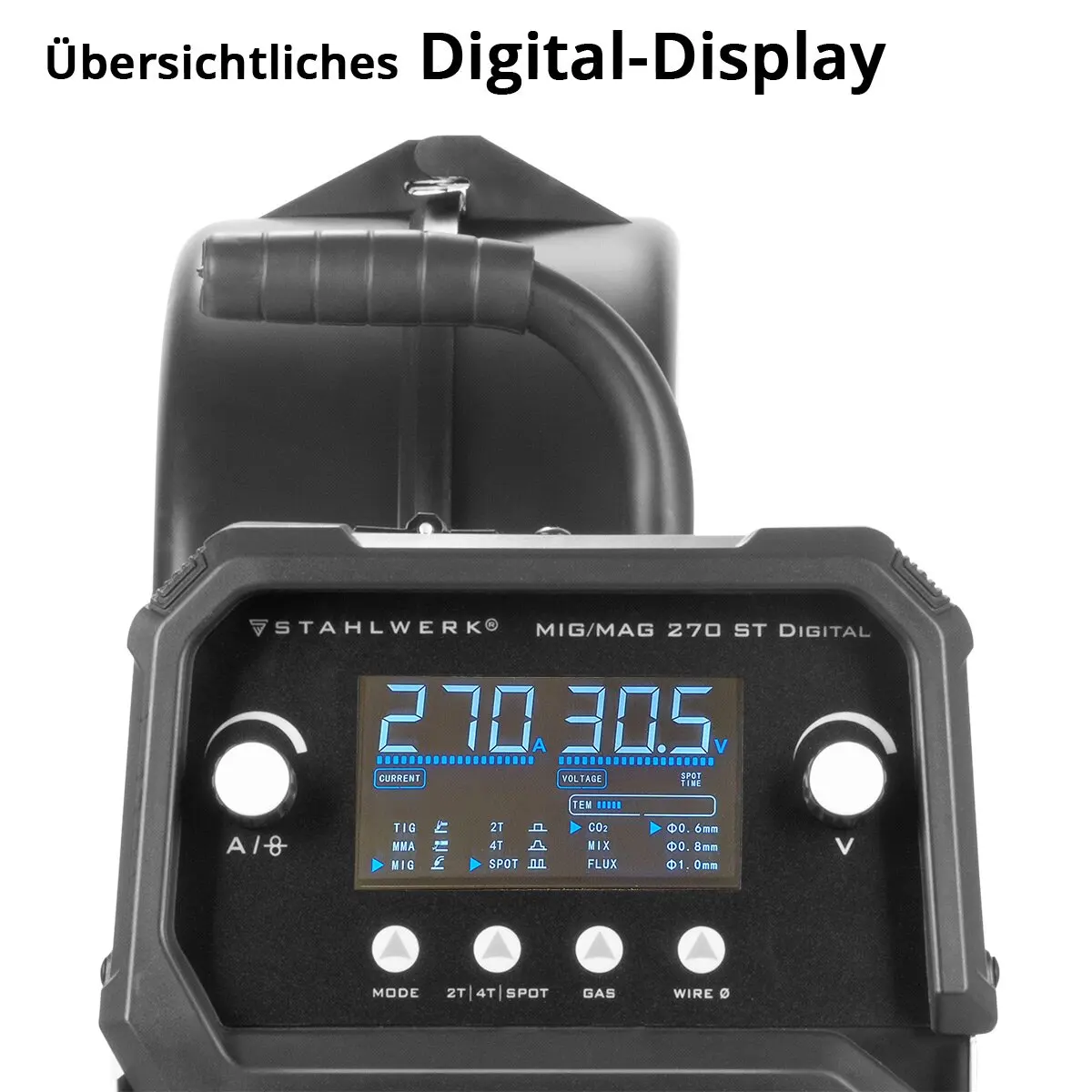 Stahlwerk &vector MIG270 5-in-1 آلة لحام ليزر متعددة الوظائف 5 كجم 15 كجم سلك بقلب متدفق لا غاز MMA TIG لحام