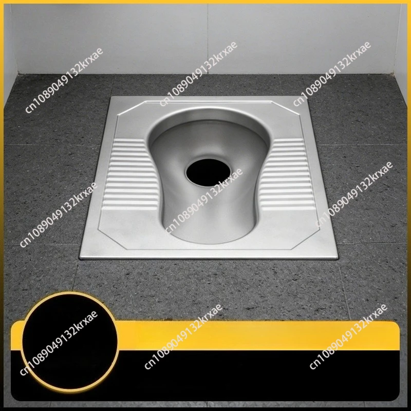 304 stainless steel squat toilet shopping mall toilet high-speed rail squat toilet public place deodorizing filter squat
