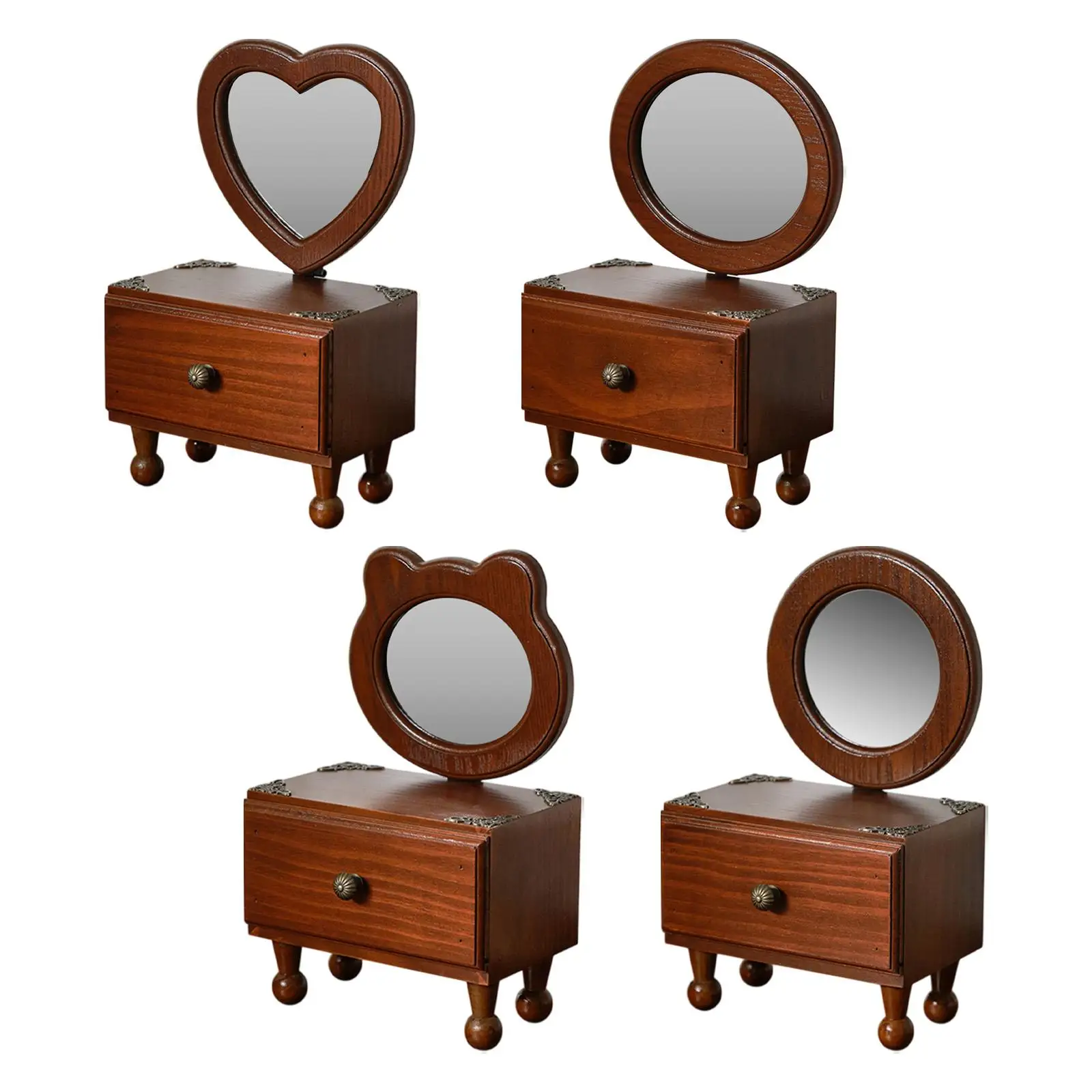 

Tabletop Mirror Vanity Mirror for Valentine's Day Living Room Children's Day