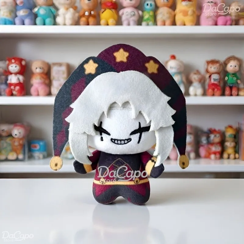 Game The Freak Circus Pierrot Harlequinnn Jester Cosplay Keychian Clown Pluush Dooll Halloween Horror Roleplay Merchandise 10cm view 5