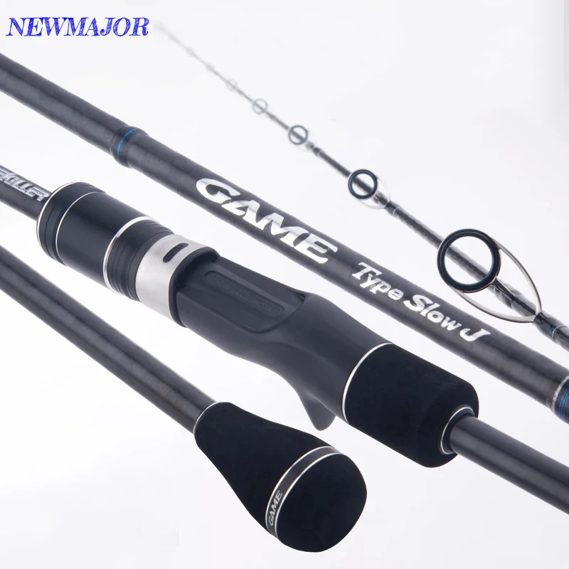 Lurekiller Japan Full Fuji Parts Game Type Slow Jigging Rod 6'6' 18kgs Spinning/casting Boat Rod Saltwater Fishing Rod Slow Jig