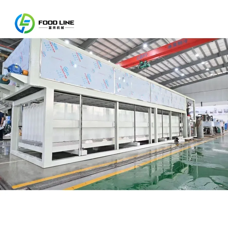 Customized Industrial Block Ice Maker Machine 15 20 Ton Professional Design High Output For Factory Plant Use