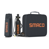 SMACO S400 Series Scuba Diving Tank Equipment Mini Scuba Tank Air Pump Free Breathing Under Water for Diving Novices/Firefighter