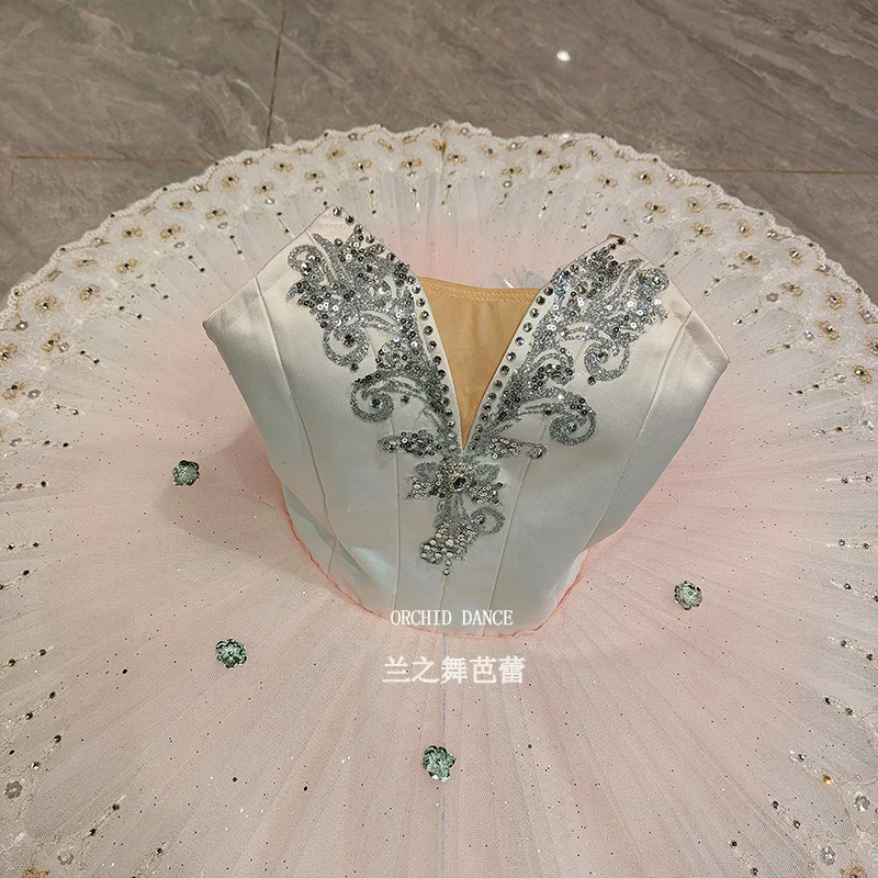 BT250662 전문 맞춤 사이즈 맞춤 색상 어린이 소녀 여성 성인 핑크 발레 튜튜 의상