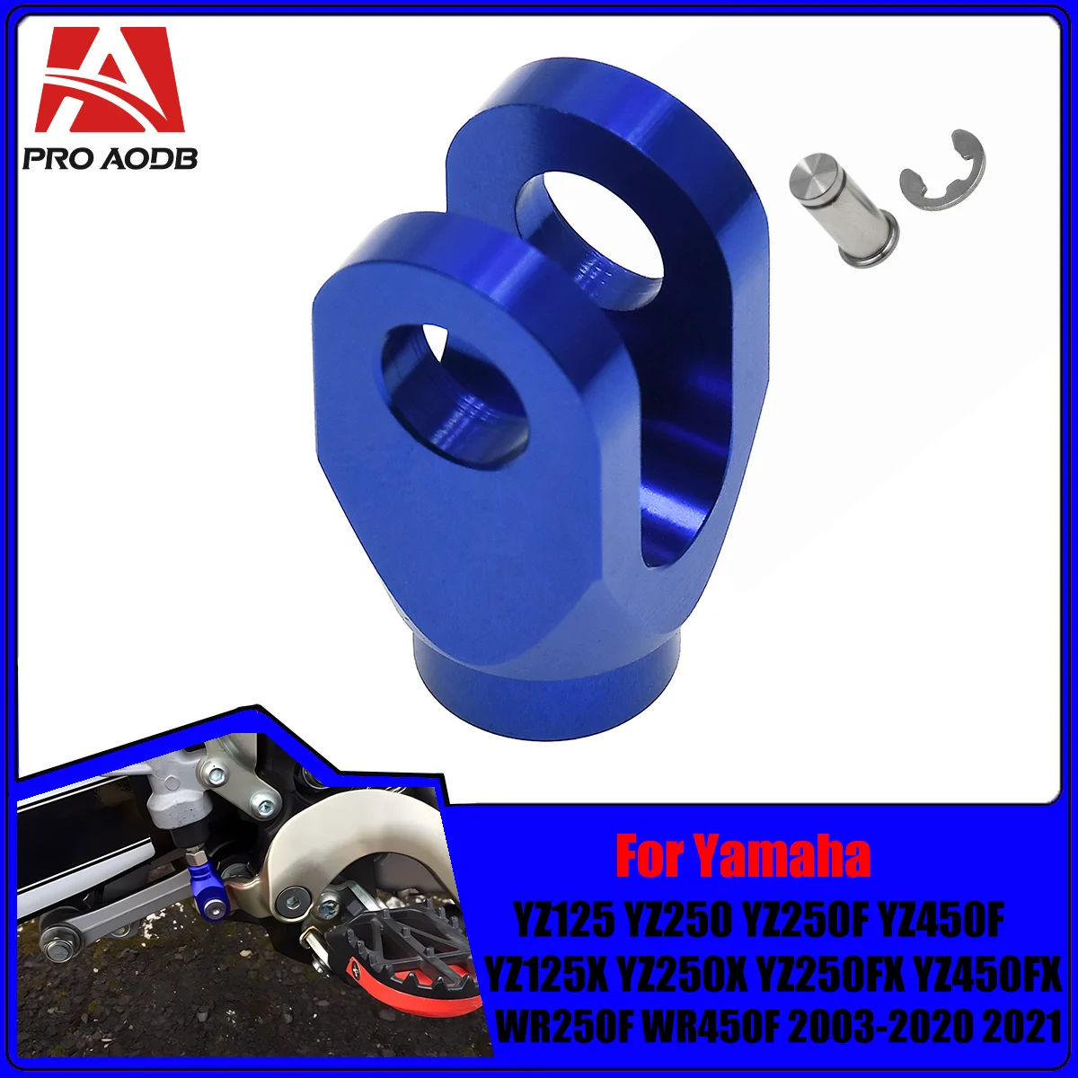 Rear Brake Clevis For Yamaha WR250F WR450F YZ125 YZ250 YZ250F YZ450F YZ250X YZ250FX YZ450FX 2003-2021 For Suzuki RMZ 250 450