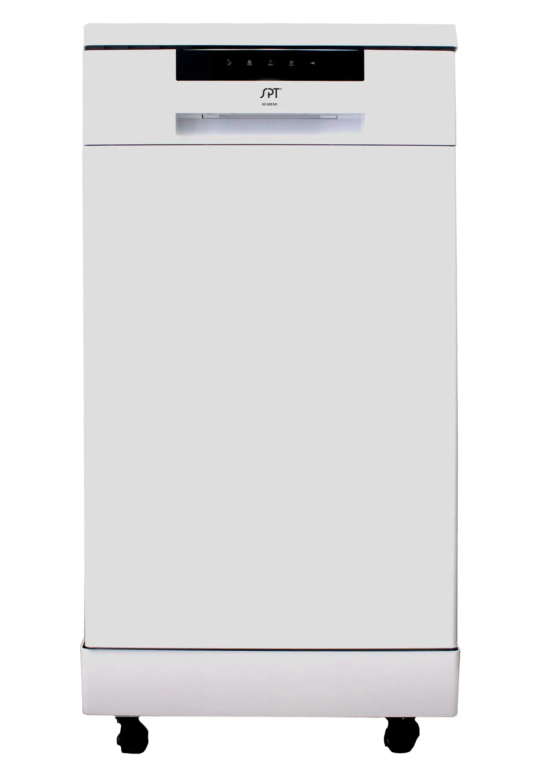 SD-9263W 18″ Wide Portable Dishwasher with ENERGY STAR 6 Wash Programs 8 Place Settings and Stainless Steel Tub