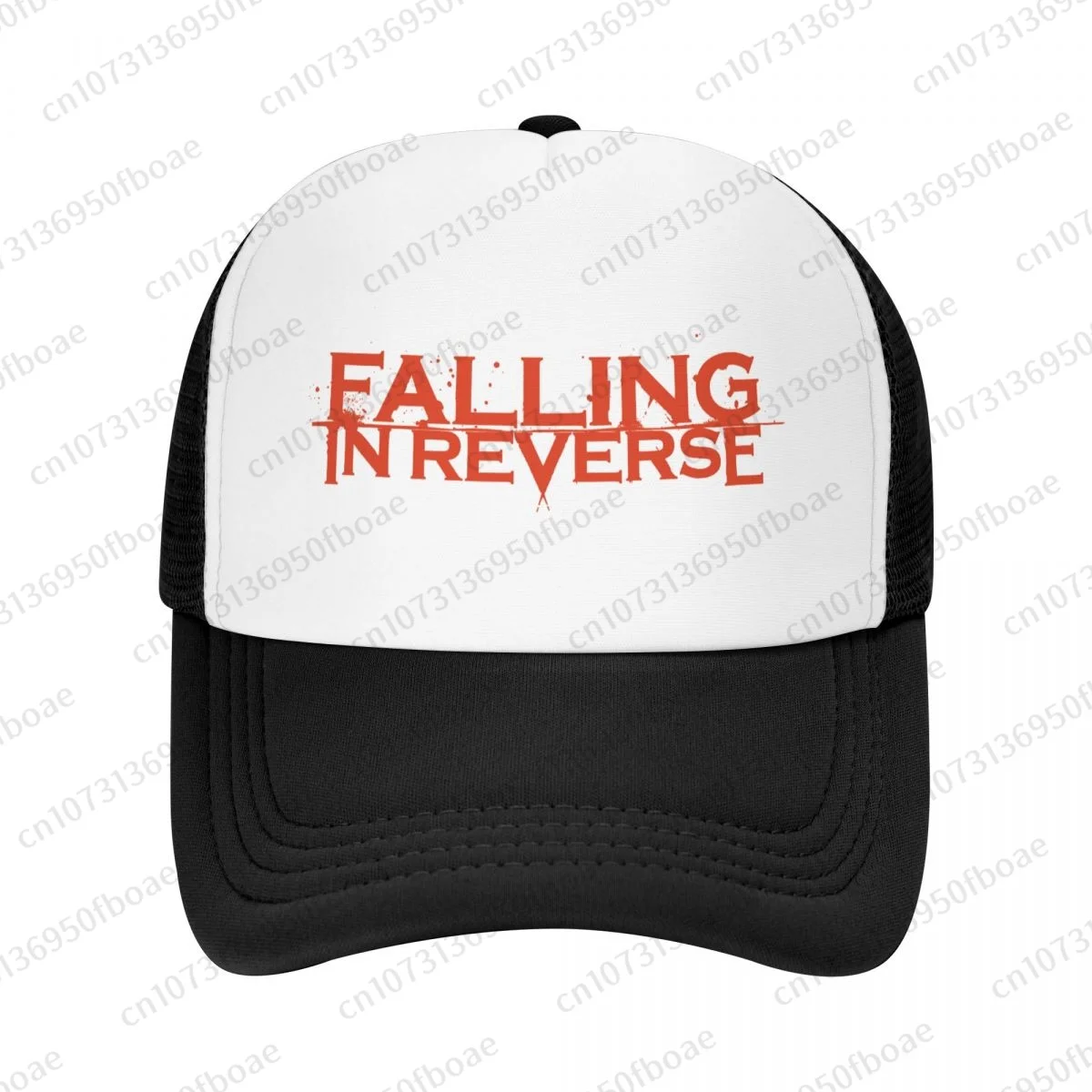 Falling In Reverse Punk Rock Logo Mesh Baseball Cap Summer Outdoor Men Women Fashion Sport Hats Hip Hop Trucker