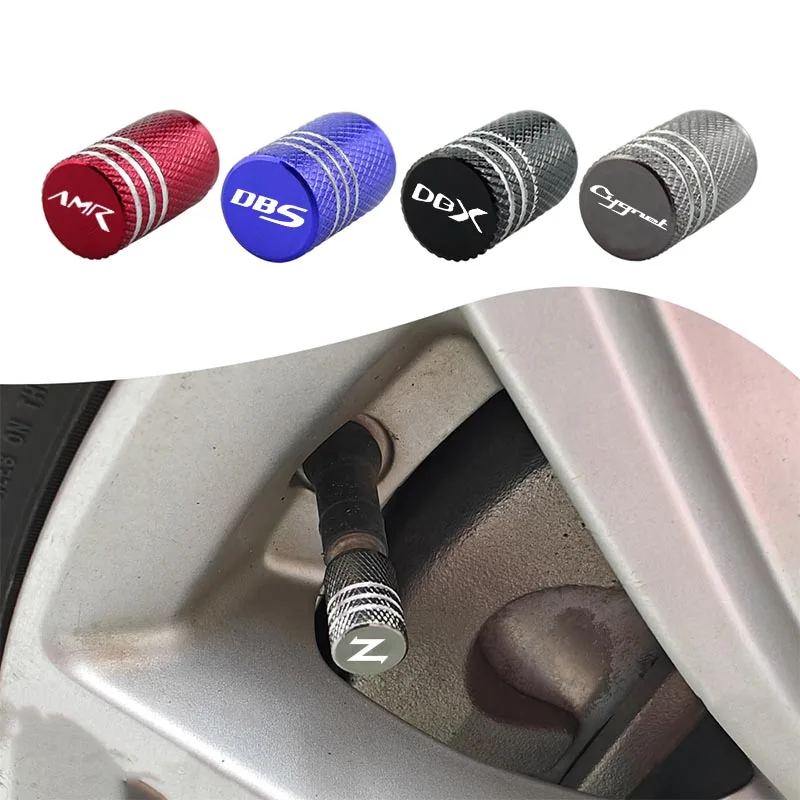 4 PCS Car Tire Valve Stem Caps Bolt Cover For Aston Martin AMR Cygnet DB7 DB9 GT Zagato Vantage DBS RapideS V12 VanquishS DB11