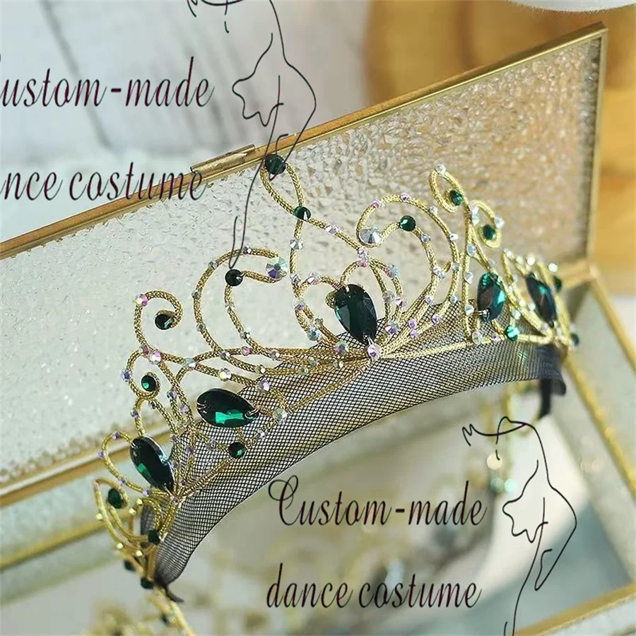 

Red Rose Flower Headdress Hair Accessories Girls Ballerina Headwear Don Quixote or Paquita Headpiece