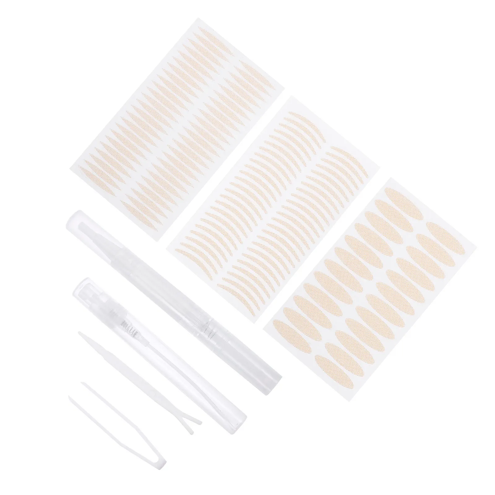 1Set Lace Double Eyelid Tape Decorative Eyelid Sticker Make Eyes Look Rounder and Larger Woman Eye Eye Makeup Tool