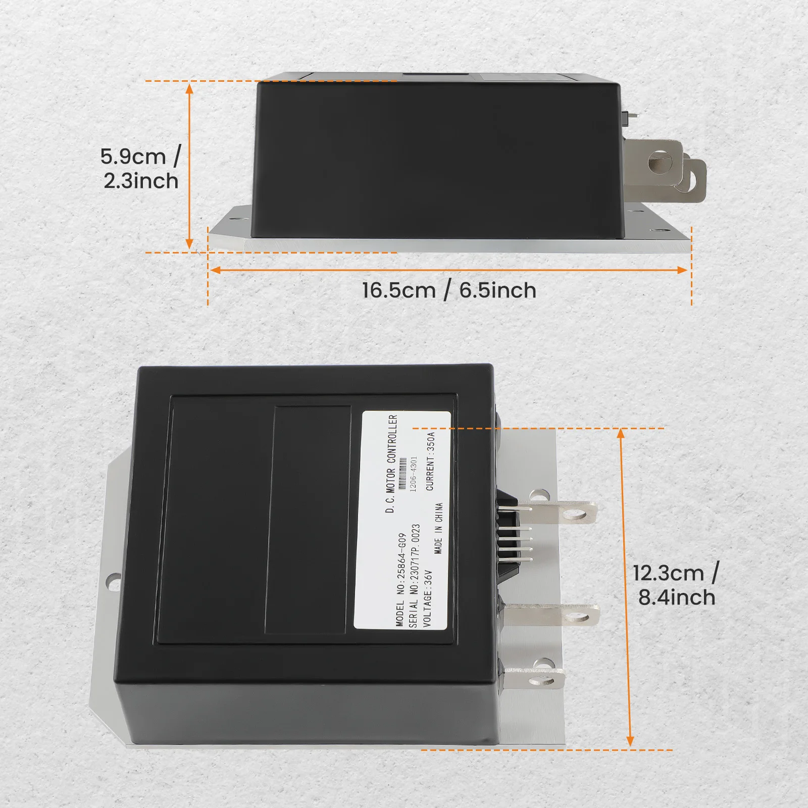 

36V 12064301 Cart Speed Controller for EZGO TXT Series ITS 350 Amp Curtis Cart 25864G07 25864G08 25864G09 G633