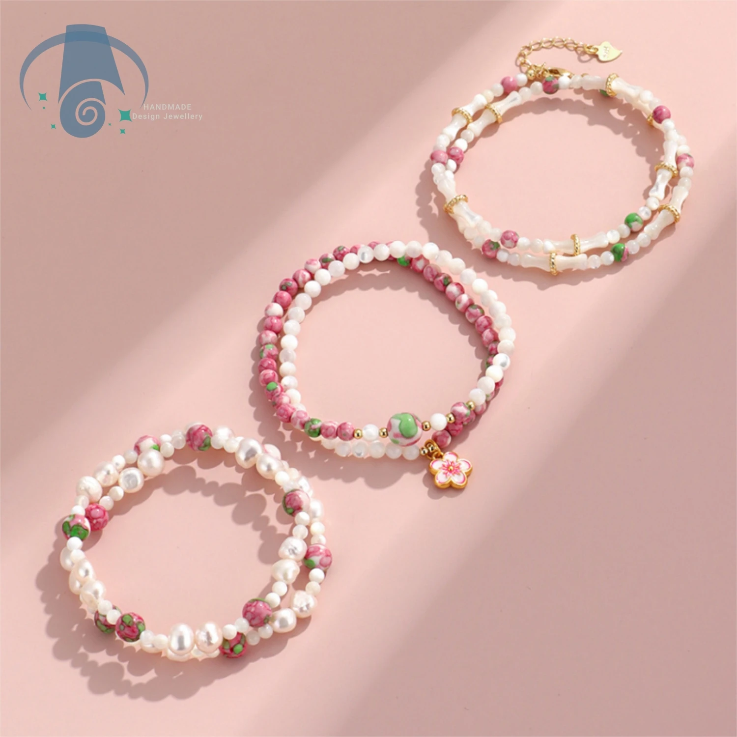 New Chinese Style Bracelet Original Design Women Jewelry Rainbow Stone Horseshoe Snail Fortune Token Adjustable Unisex Gift ﻿